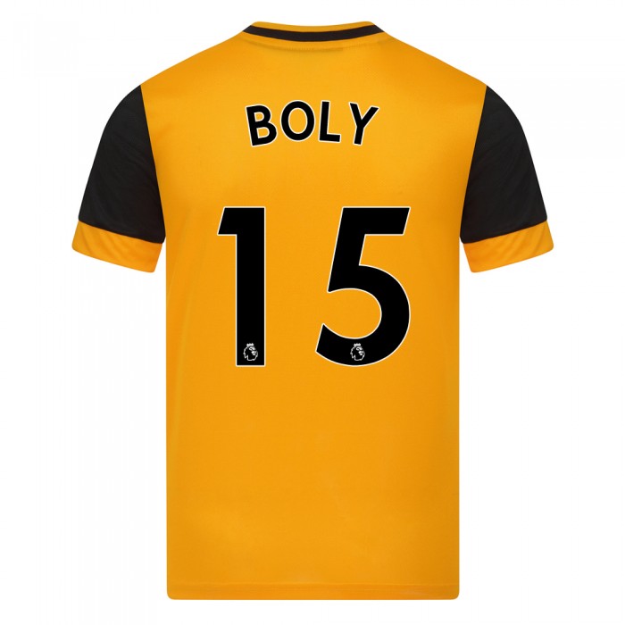 Herren Fußball Willy Boly #15 Heimtrikot Orange Trikot 2020/21 Hemd