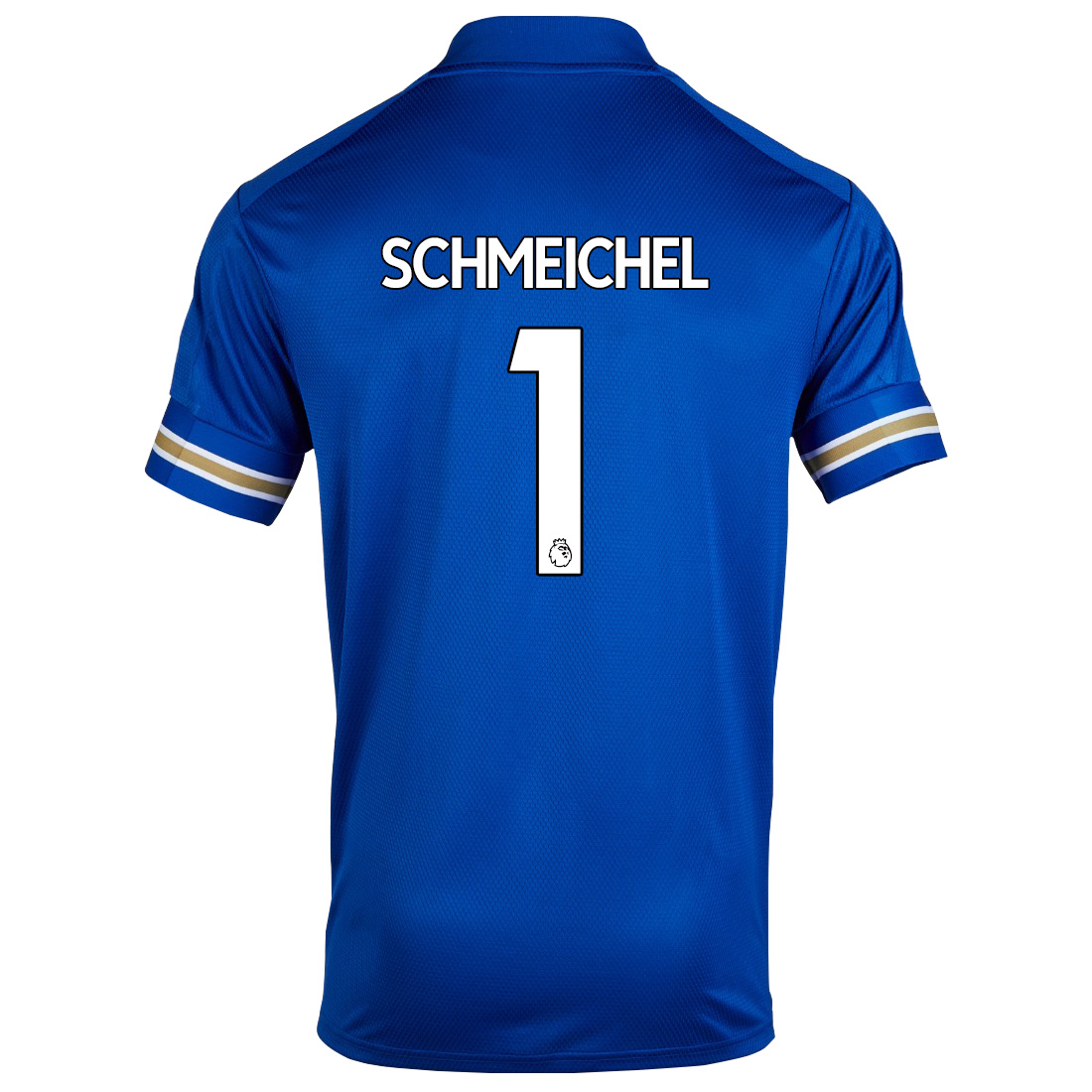 Herren Fußball Kasper Schmeichel #1 Heimtrikot Blau Trikot 2020/21 Hemd