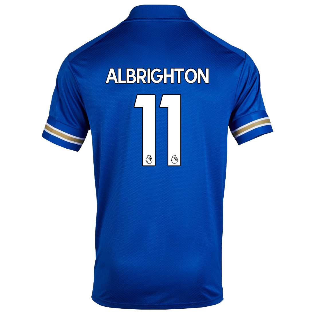 Herren Fußball Marc Albrighton #11 Heimtrikot Blau Trikot 2020/21 Hemd