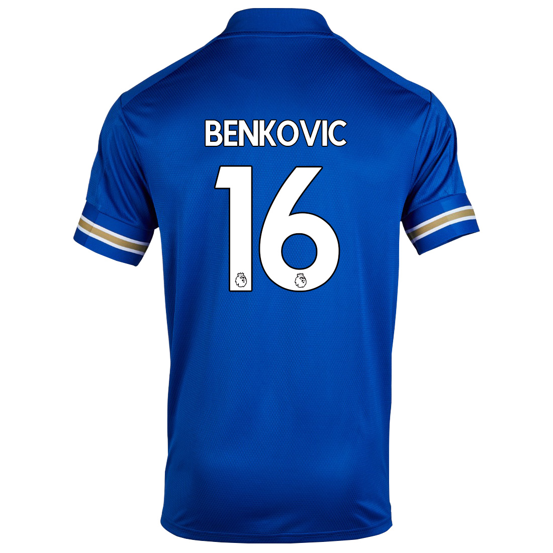 Herren Fußball Filip Benkovic #16 Heimtrikot Blau Trikot 2020/21 Hemd