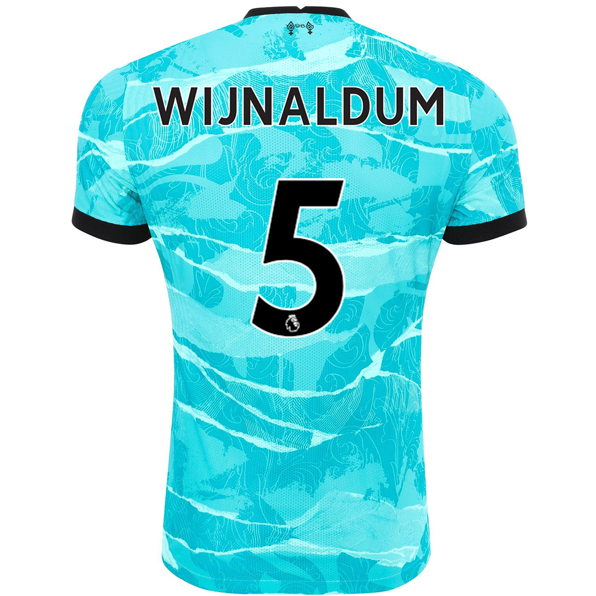 Herren Fußball Georginio Wijnaldum #5 Auswärtstrikot Blau Trikot 2020/21 Hemd