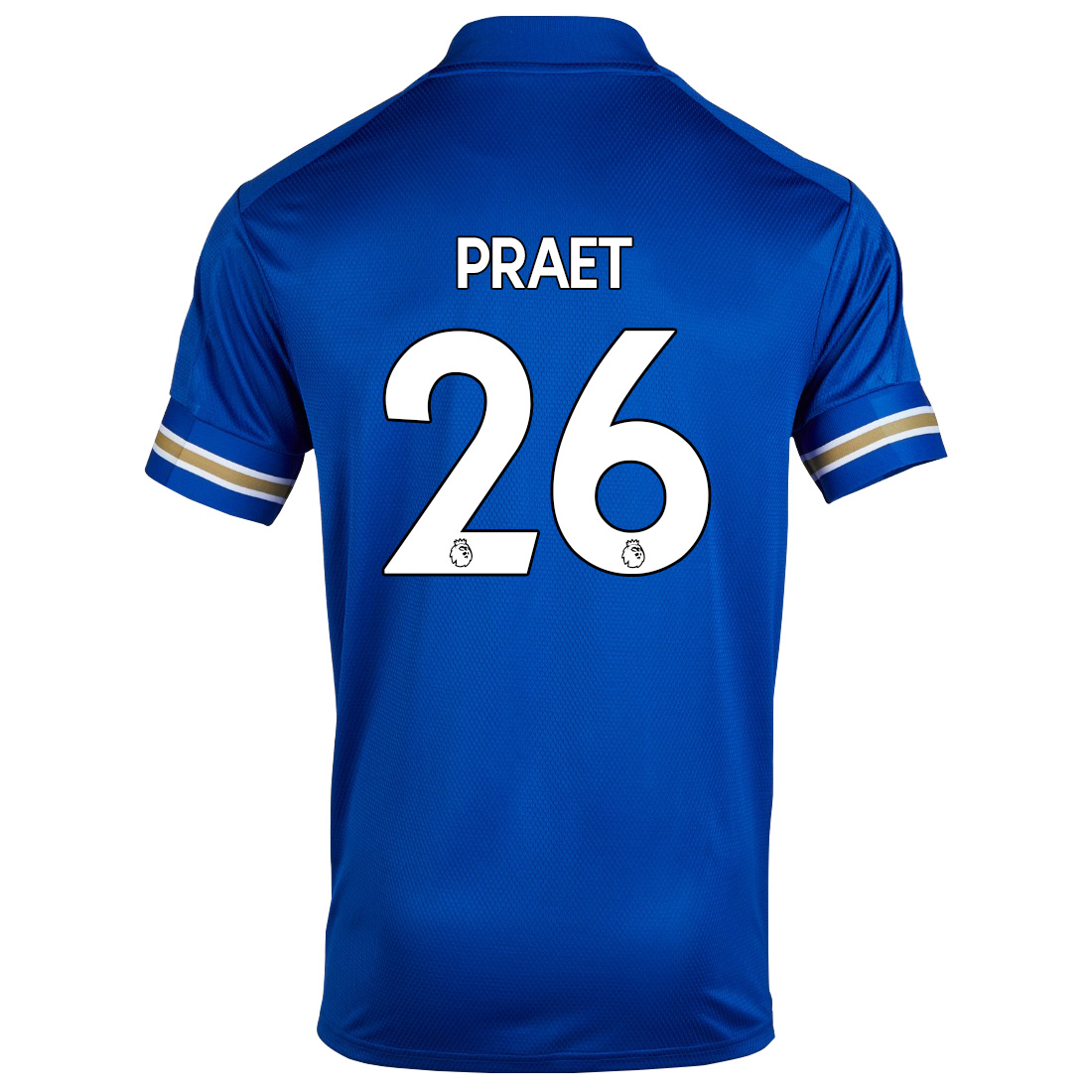Herren Fußball Dennis Praet #26 Heimtrikot Blau Trikot 2020/21 Hemd