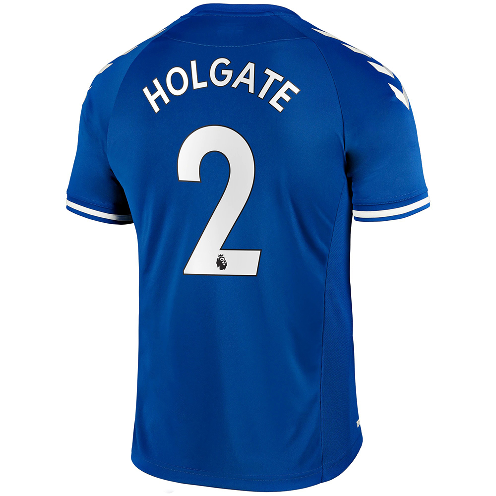 Herren Fußball Mason Holgate #2 Heimtrikot Blau Trikot 2020/21 Hemd