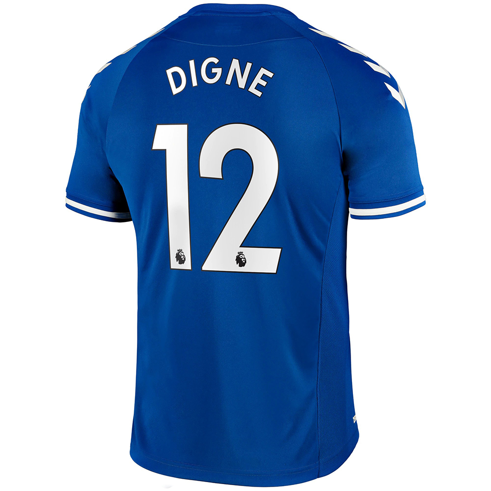Herren Fußball Lucas Digne #12 Heimtrikot Blau Trikot 2020/21 Hemd