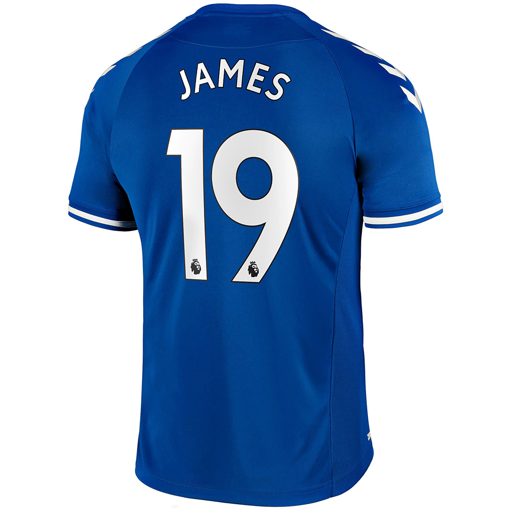 Herren Fußball James Rodriguez #19 Heimtrikot Blau Trikot 2020/21 Hemd