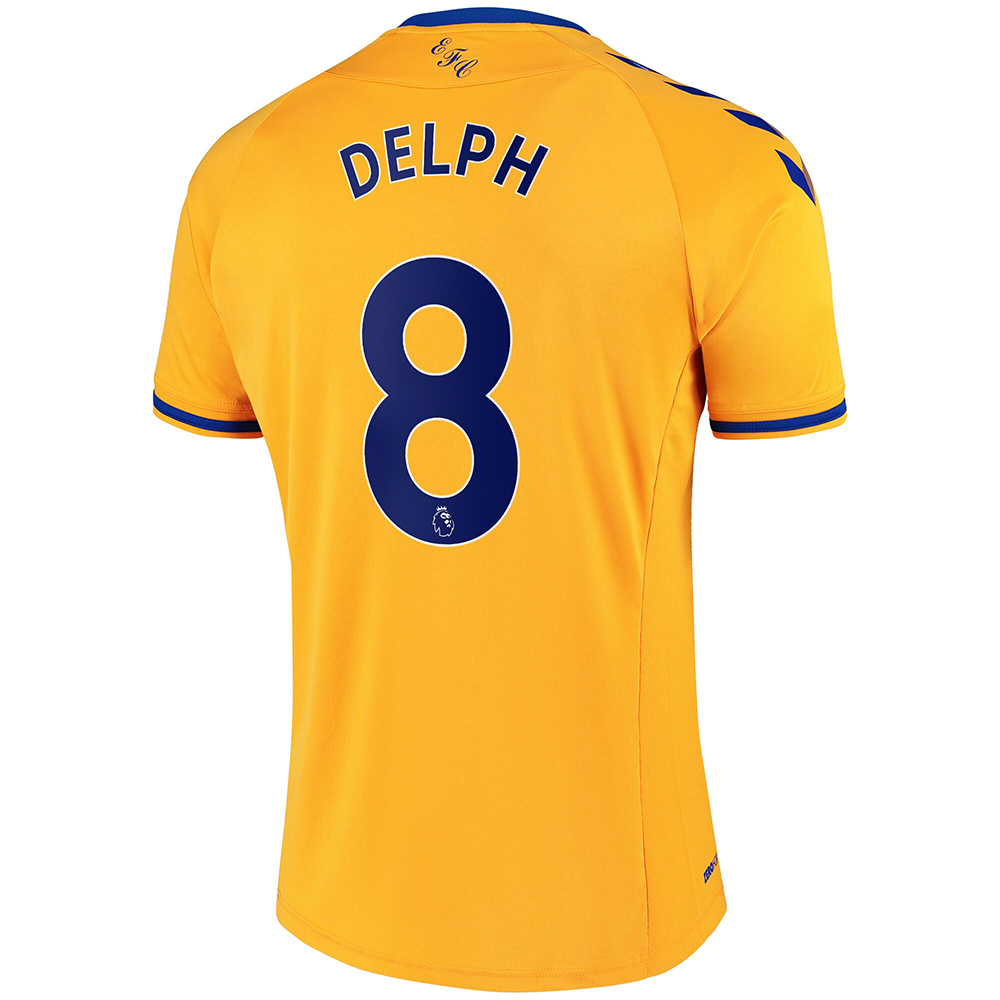 Herren Fußball Fabian Delph #8 Auswärtstrikot Gelb Trikot 2020/21 Hemd