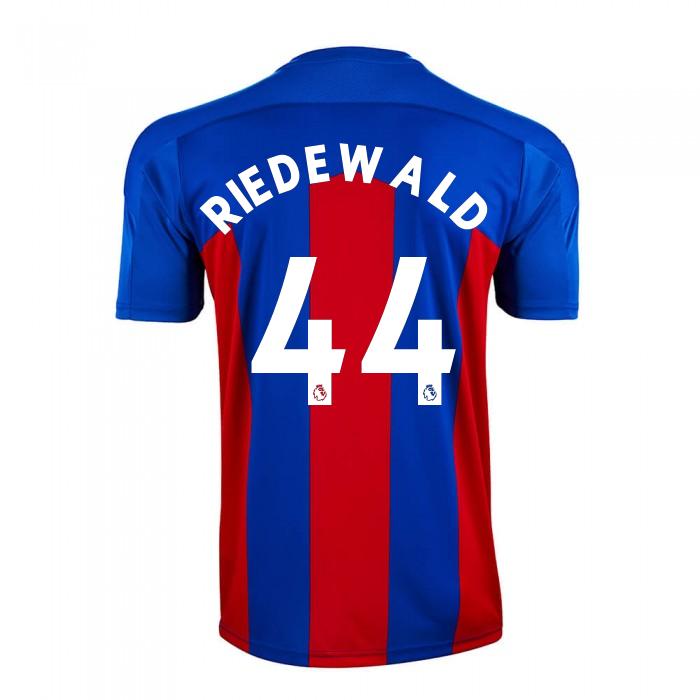 Herren Fußball Jairo Riedewald #44 Heimtrikot Rot Blau Trikot 2020/21 Hemd