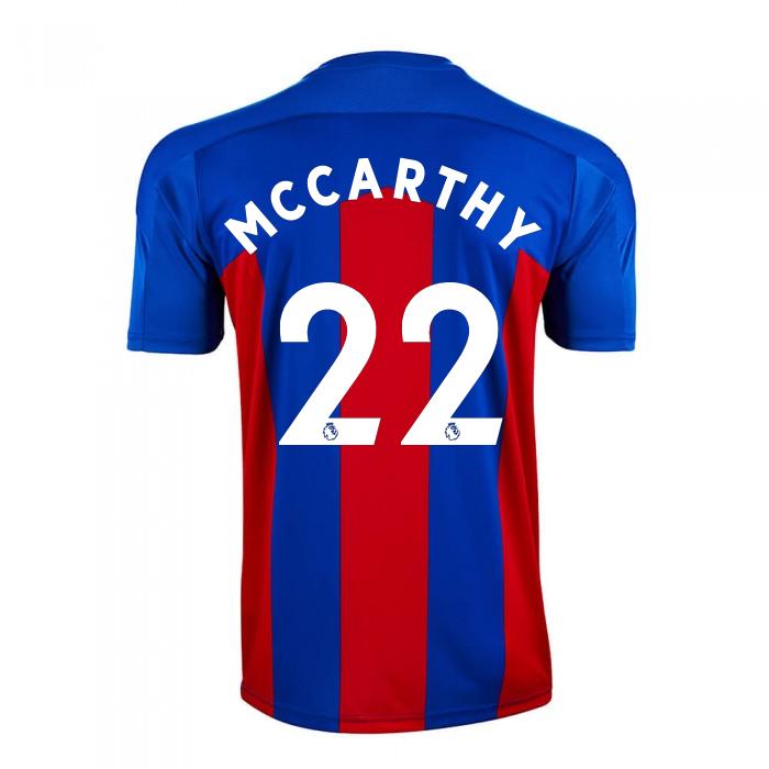 Herren Fußball James Mccarthy #22 Heimtrikot Rot Blau Trikot 2020/21 Hemd