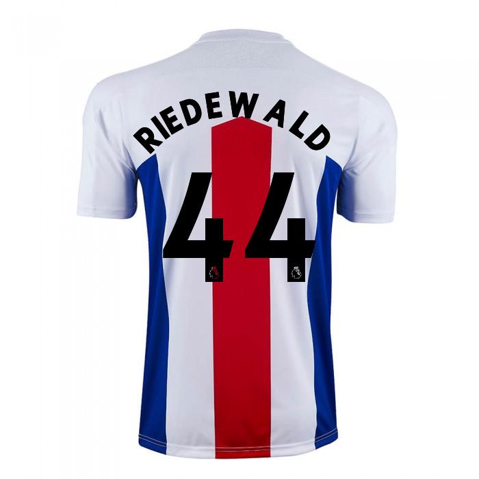 Herren Fußball Jairo Riedewald #44 Auswärtstrikot Weiß Trikot 2020/21 Hemd