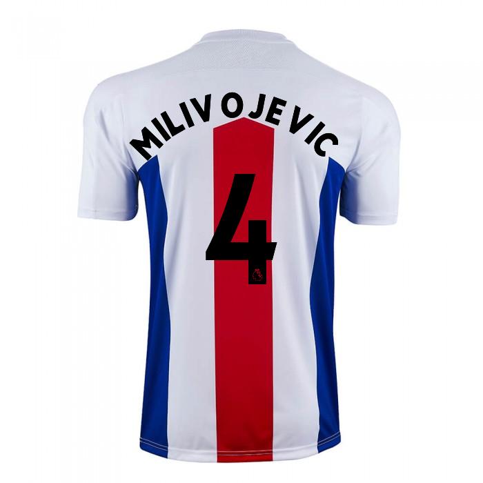 Herren Fußball Luka Milivojevic #4 Auswärtstrikot Weiß Trikot 2020/21 Hemd