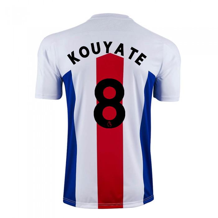 Herren Fußball Cheikhou Kouyate #8 Auswärtstrikot Weiß Trikot 2020/21 Hemd