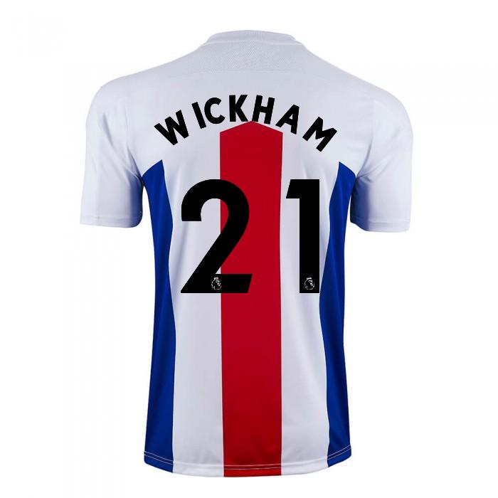 Herren Fußball Connor Wickham #21 Auswärtstrikot Weiß Trikot 2020/21 Hemd