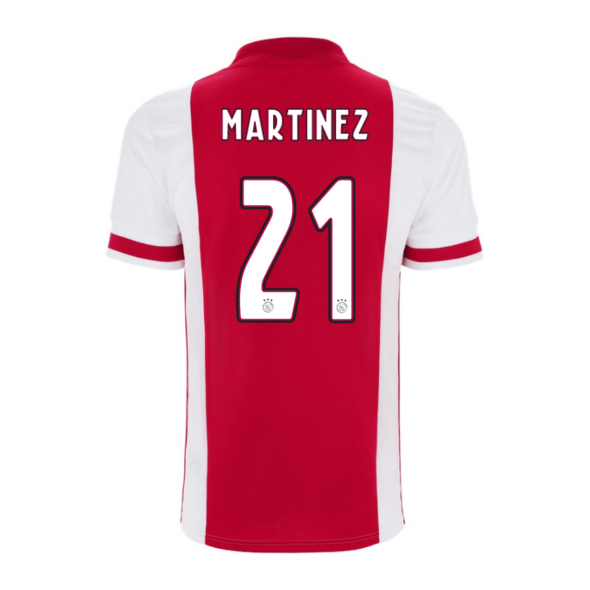 Herren Fußball Lisandro Martinez #21 Heimtrikot Rot Trikot 2020/21 Hemd