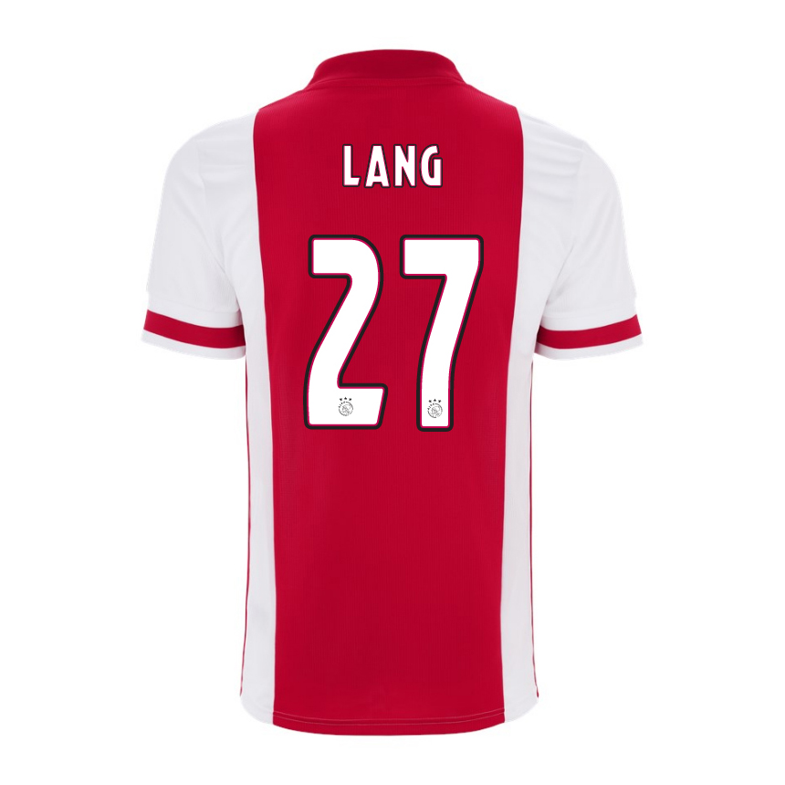Herren Fußball Noa Lang #27 Heimtrikot Rot Trikot 2020/21 Hemd