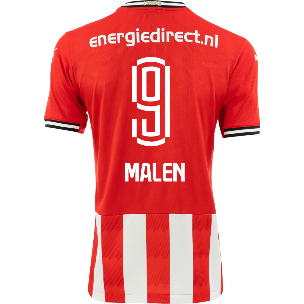 Herren Fußball Donyell Malen #9 Heimtrikot Rot Trikot 2020/21 Hemd