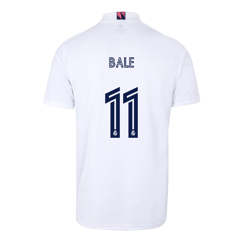 Herren Fußball Gareth Bale #11 Heimtrikot Weiß Trikot 2020/21 Hemd