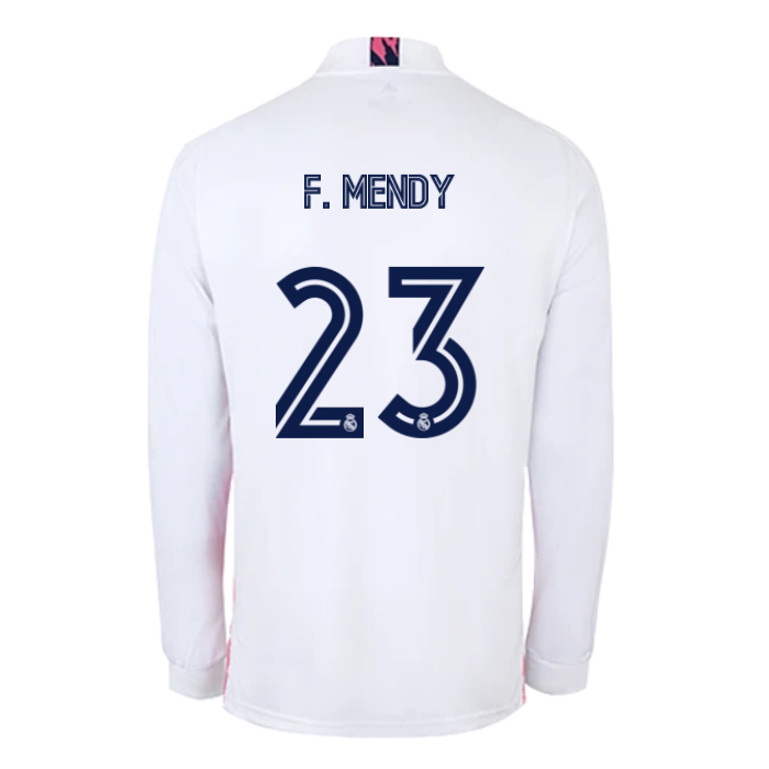 Herren Fußball Ferland Mendy #23 Heimtrikot Weiß Trikot 2020/21 Hemd