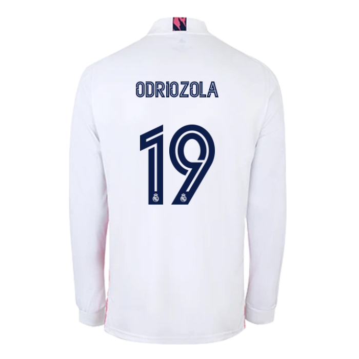 Herren Fußball Alvaro Odriozola #19 Heimtrikot Weiß Trikot 2020/21 Hemd