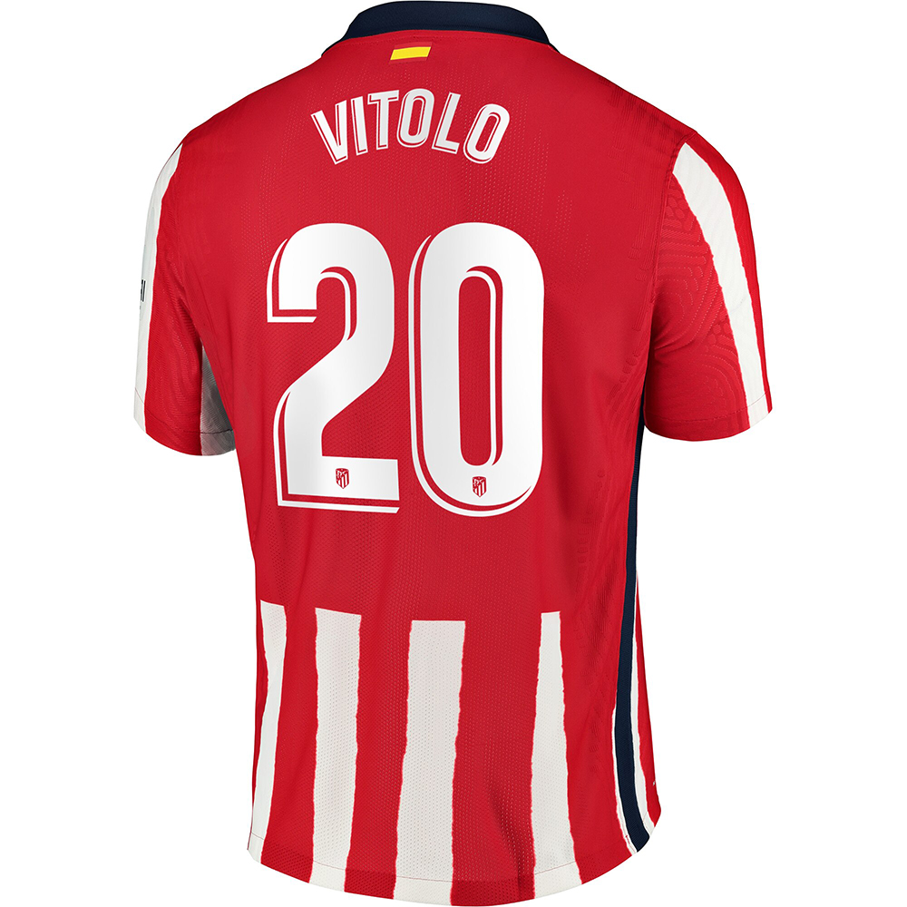 Herren Fußball Vitolo #20 Heimtrikot Rot Trikot 2020/21 Hemd