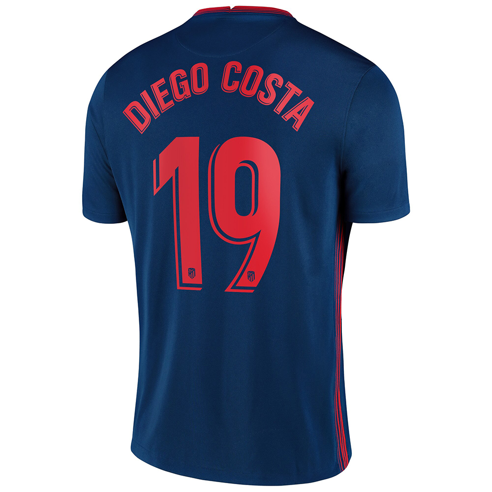 Herren Fußball Diego Costa #19 Auswärtstrikot Königsblau Trikot 2020/21 Hemd