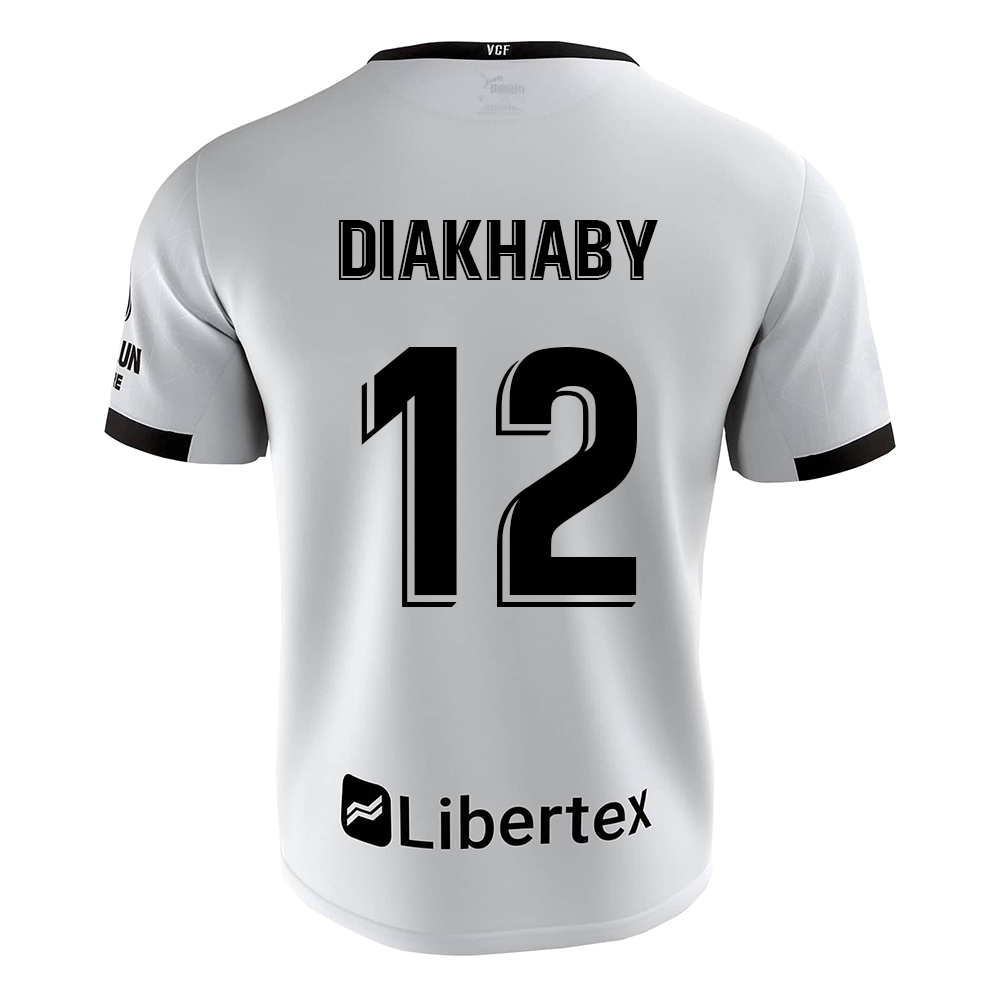 Herren Fußball Mouctar Diakhaby #12 Heimtrikot Weiß Trikot 2020/21 Hemd