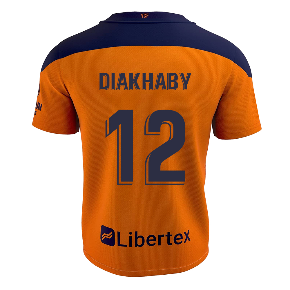 Herren Fußball Mouctar Diakhaby #12 Auswärtstrikot Orange Trikot 2020/21 Hemd