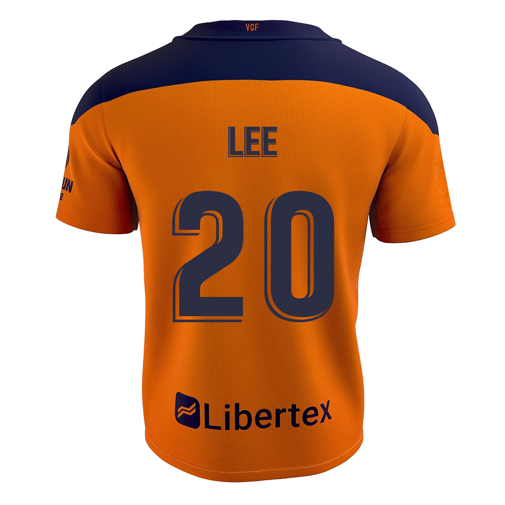 Herren Fußball Kang-in Lee #20 Auswärtstrikot Orange Trikot 2020/21 Hemd