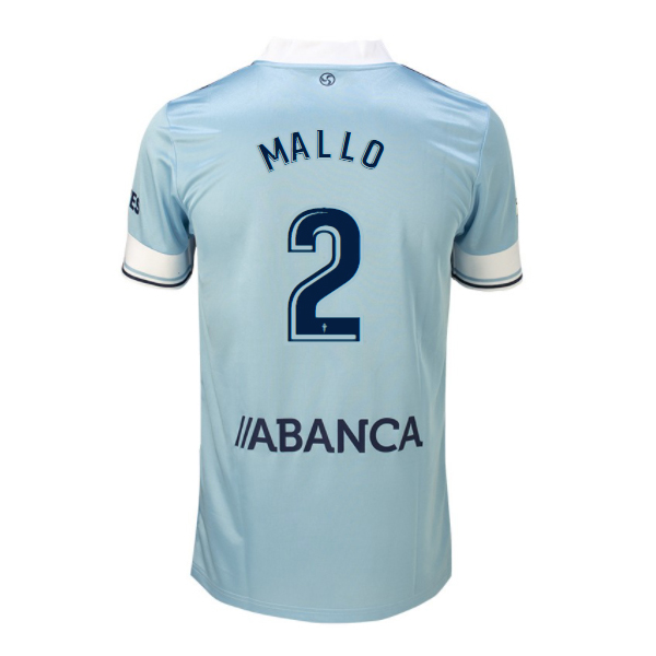 Herren Fußball Hugo Mallo #2 Heimtrikot Hellblau Trikot 2020/21 Hemd