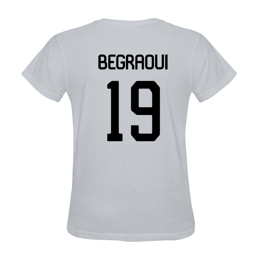 Herren Yanis Begraoui #19 Weiß Trikot Hemd
