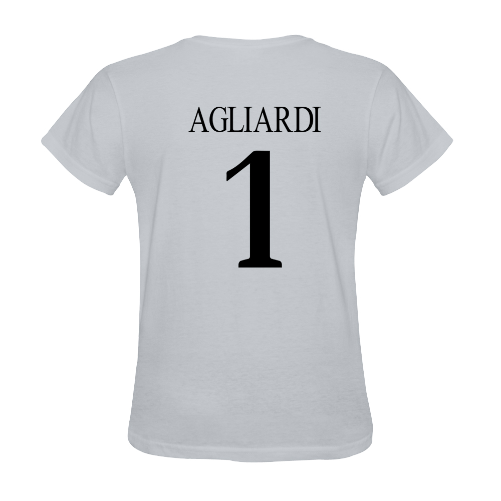 Herren Federico Agliardi #1 Weiß Trikot Hemd