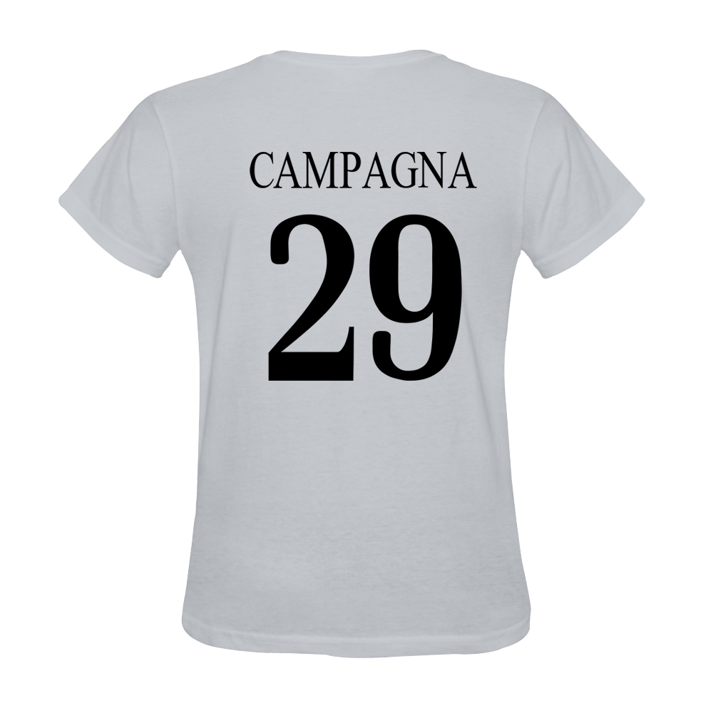 Herren Francesco Campagna #29 Weiß Trikot Hemd