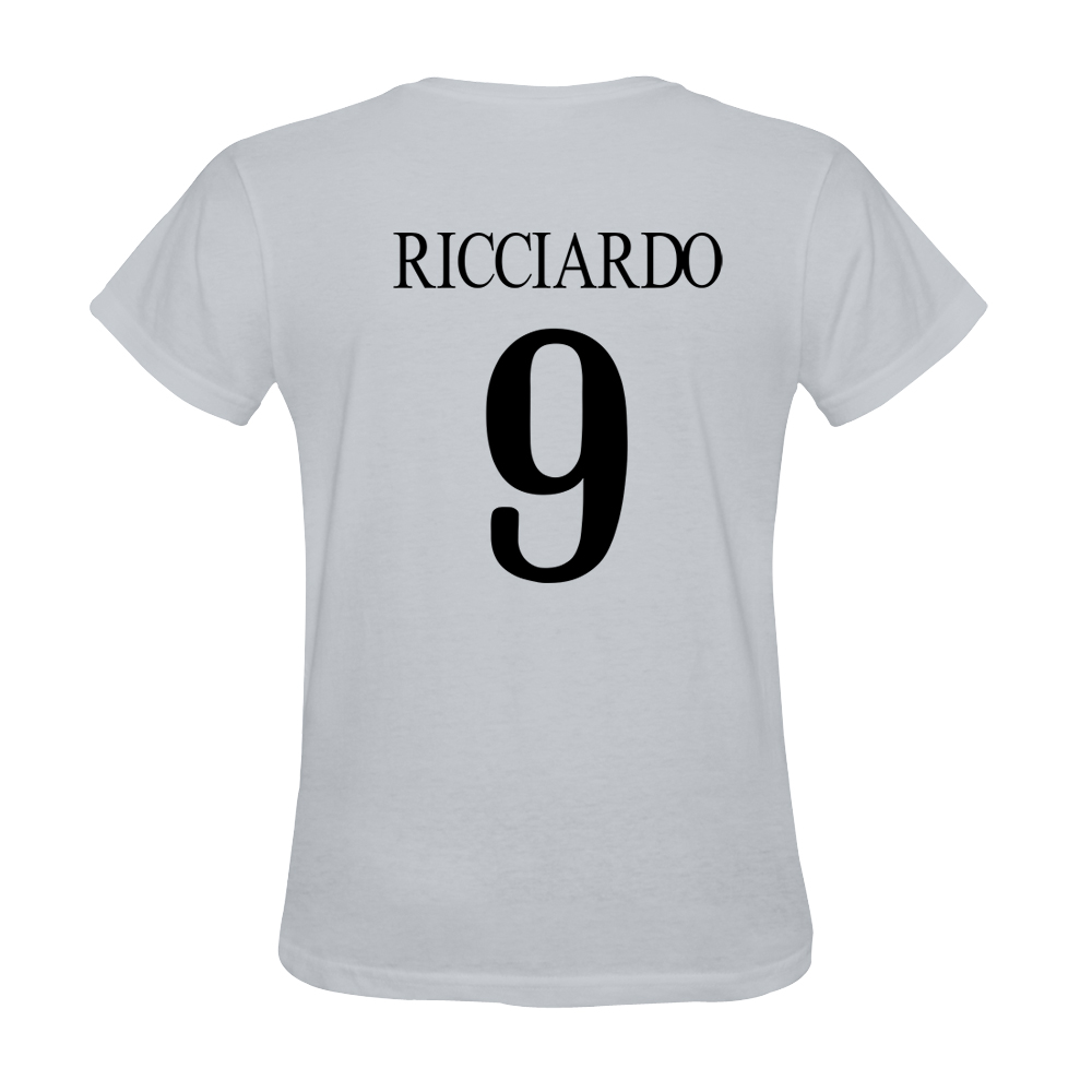 Herren Giovanni Ricciardo #9 Weiß Trikot Hemd