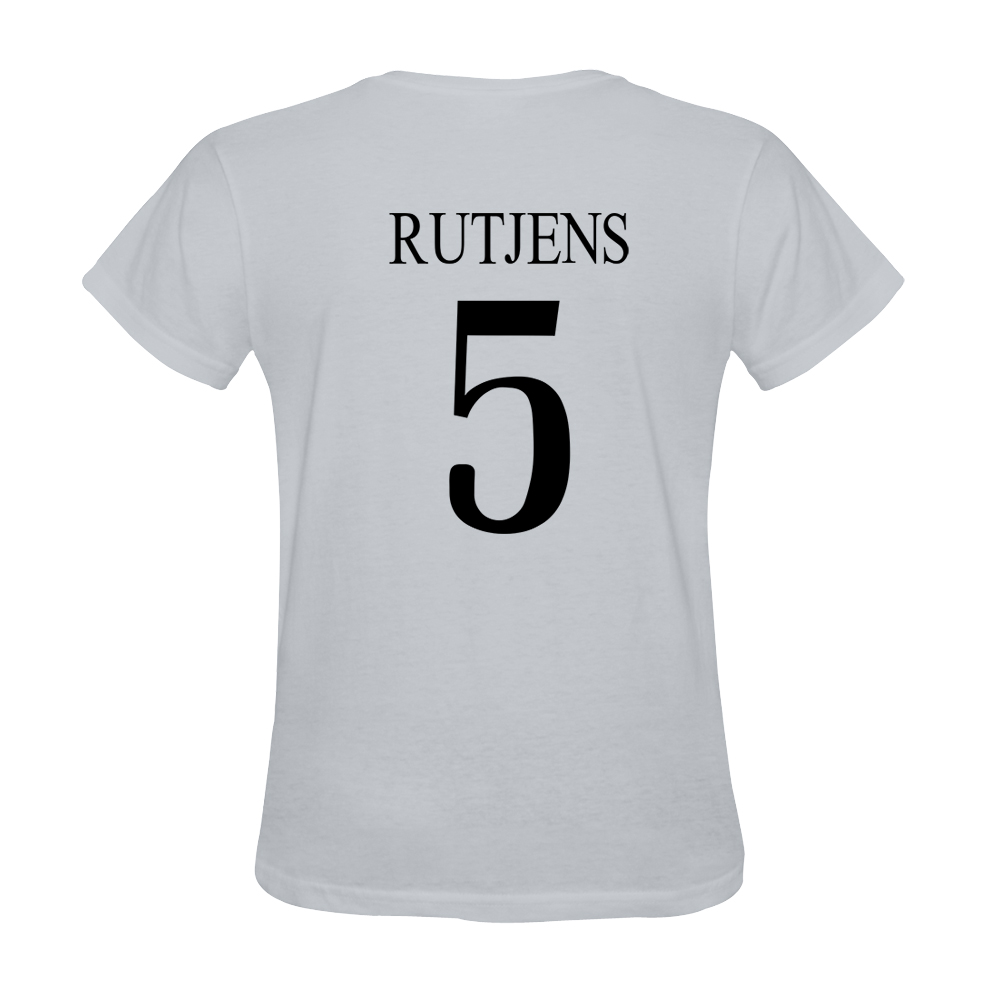 Herren Christian Rutjens #5 Weiß Trikot Hemd