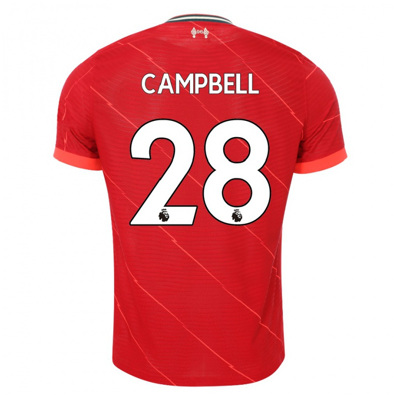 Damen Fußball Megan Campbell #28 Rot Heimtrikot Trikot 2021/22 T-shirt