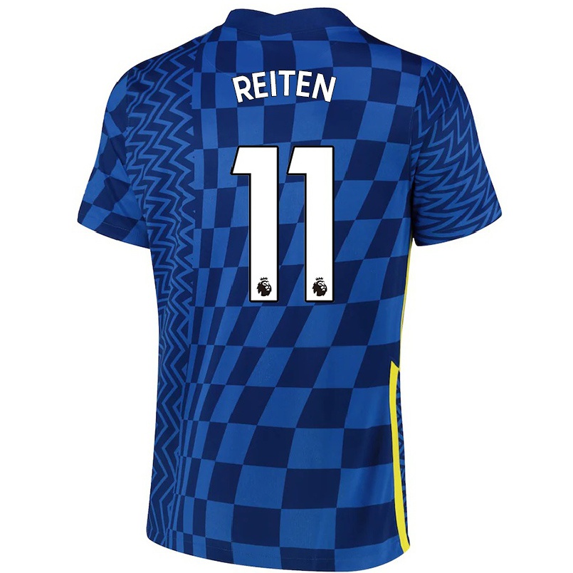 Damen Fußball Guro Reiten #11 Dunkelblau Heimtrikot Trikot 2021/22 T-shirt