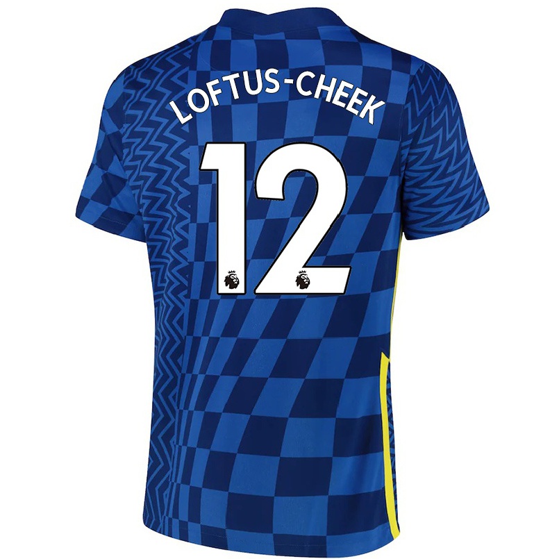 Damen Fußball Ruben Loftus-cheek #12 Dunkelblau Heimtrikot Trikot 2021/22 T-shirt