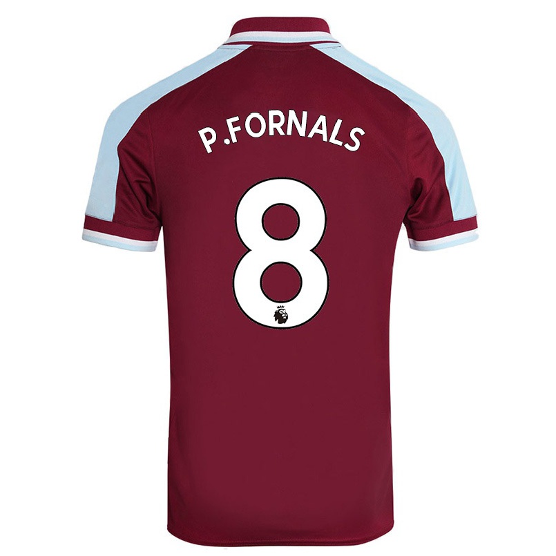 Damen Fußball Pablo Fornals #8 Kastanienbraun Heimtrikot Trikot 2021/22 T-shirt