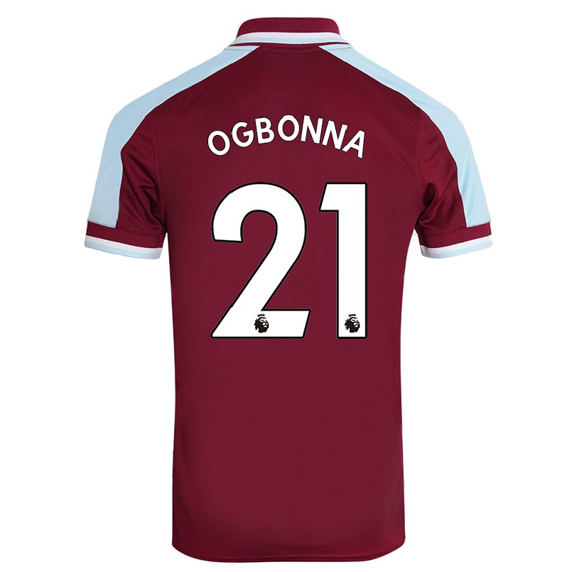 Damen Fußball Angelo Ogbonna #21 Kastanienbraun Heimtrikot Trikot 2021/22 T-shirt