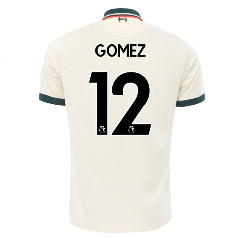 Damen Fußball Joe Gomez #12 Beige Auswärtstrikot Trikot 2021/22 T-shirt