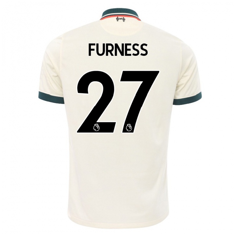 Damen Fußball Rachel Furness #27 Beige Auswärtstrikot Trikot 2021/22 T-shirt