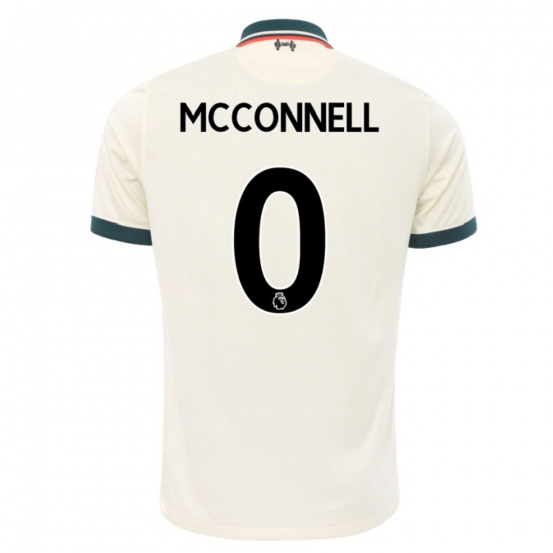 Damen Fußball James Mcconnell #0 Beige Auswärtstrikot Trikot 2021/22 T-shirt