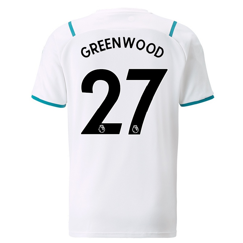 Damen Fußball Alex Greenwood #27 Weiß Auswärtstrikot Trikot 2021/22 T-shirt
