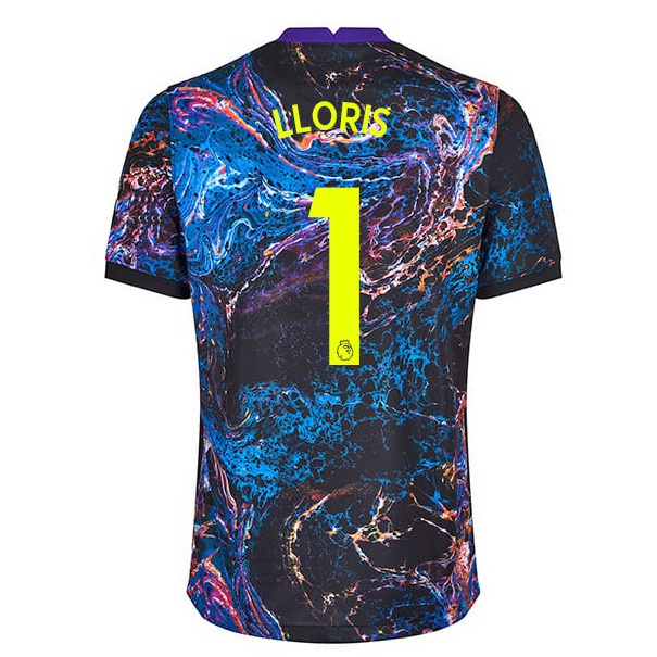 Damen Fußball Hugo Lloris #1 Mehrfarbig Auswärtstrikot Trikot 2021/22 T-shirt