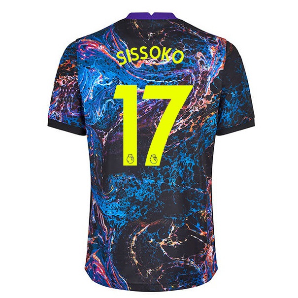 Damen Fußball Moussa Sissoko #17 Mehrfarbig Auswärtstrikot Trikot 2021/22 T-shirt