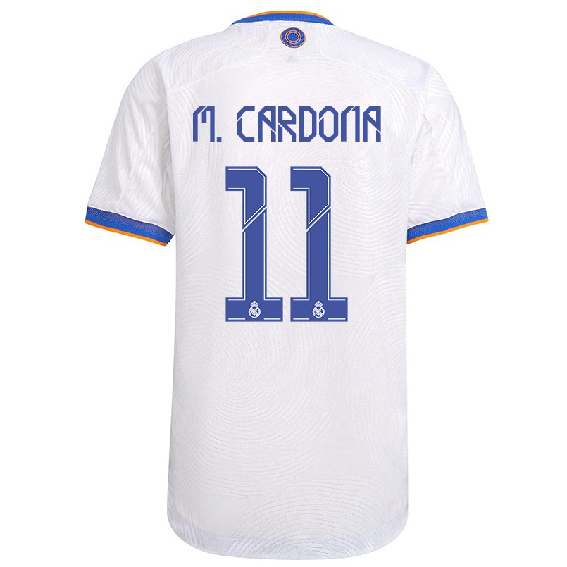 Damen Fußball Marta Cardona #11 Weiß Heimtrikot Trikot 2021/22 T-shirt