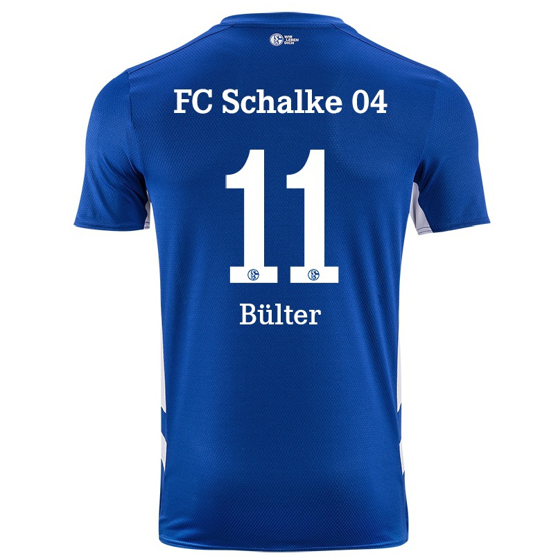 Damen Fußball Marius Bulter #11 Königsblau Heimtrikot Trikot 2021/22 T-shirt