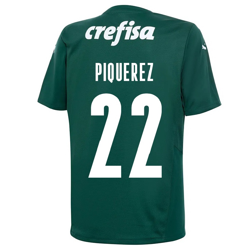Damen Fußball Joaquin Piquerez #22 Dunkelgrün Heimtrikot Trikot 2021/22 T-shirt