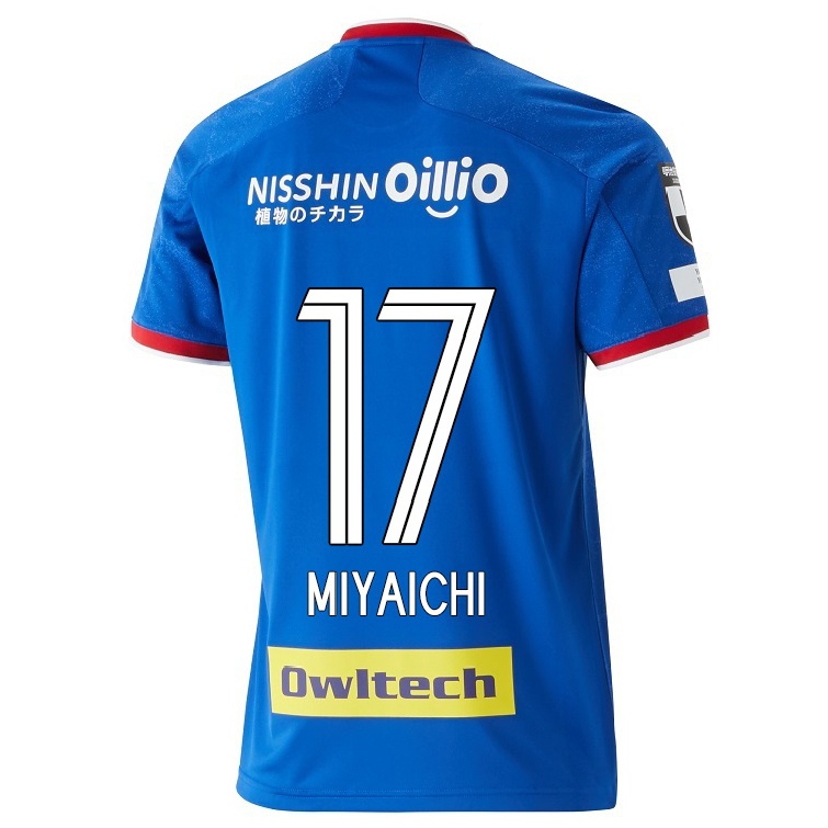 Damen Fußball Ryo Miyaichi #17 Blau Heimtrikot Trikot 2021/22 T-shirt