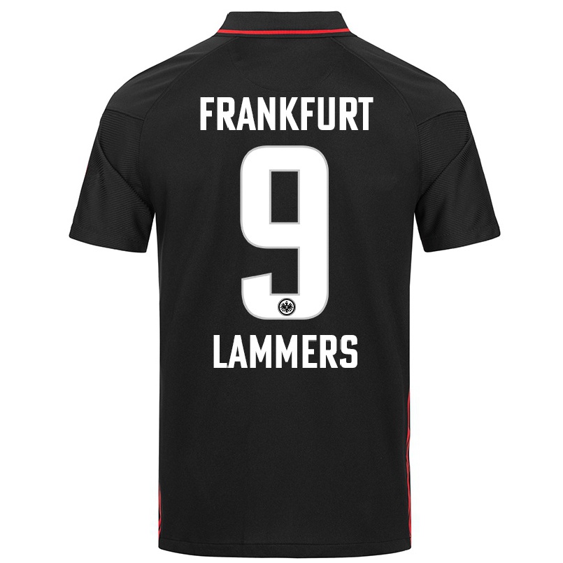 Damen Fußball Sam Lammers #9 Schwarz Heimtrikot Trikot 2021/22 T-shirt