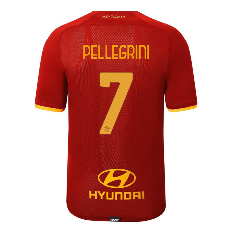 Damen Fußball Lorenzo Pellegrini #7 Rot Heimtrikot Trikot 2021/22 T-shirt